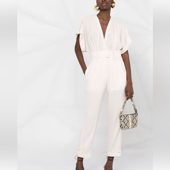 IRO Paris Caspian cream jumpsuit FR 34 / US 2 - Picture 1 of 14